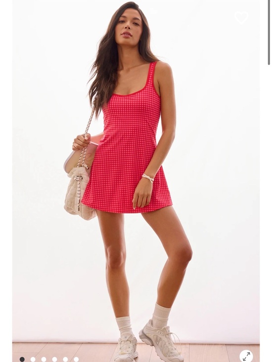 Altar'd State Dresses & Skirts - Altar’s State Red Gingham Tank Mini Dress
